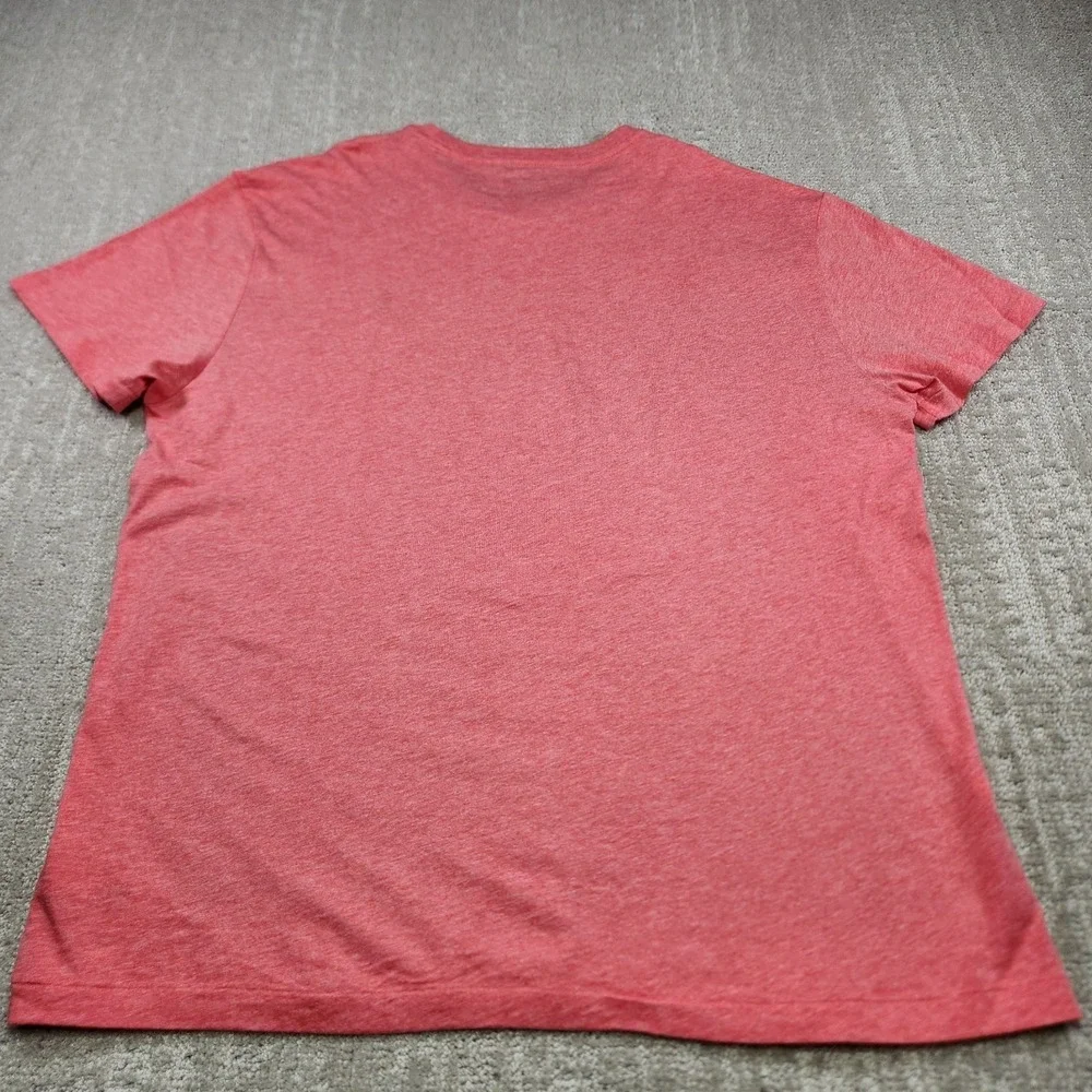 Polo Ralph Lauren Shirt Men Large Classic Fit‎ Jersey Soft Cotton Tee Peach NEW